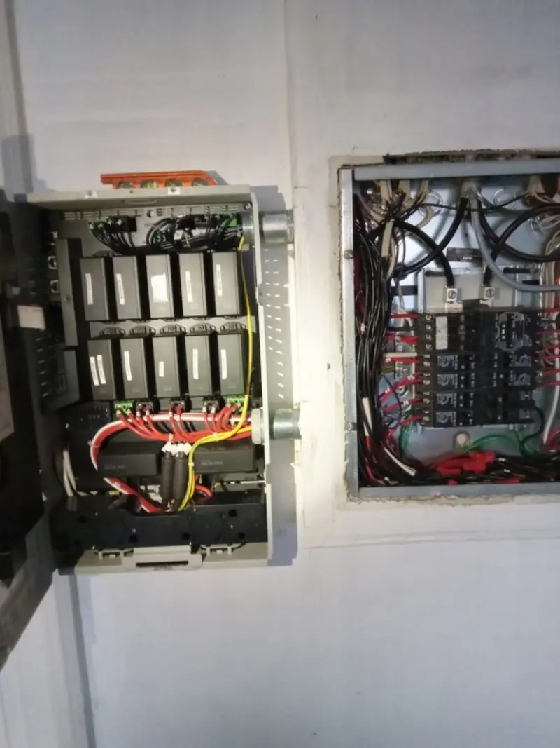 Electrical panel upgrade completed for Ring Doorbell Installation in Corcoran